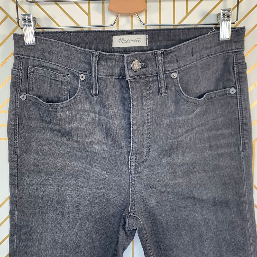 Madewell 9" Mid-Rise Skinny Jeans in Black Sea - Picture 3 of 12